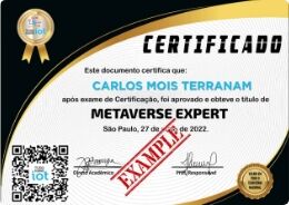 Imagem de Certificação Metaverse Expert